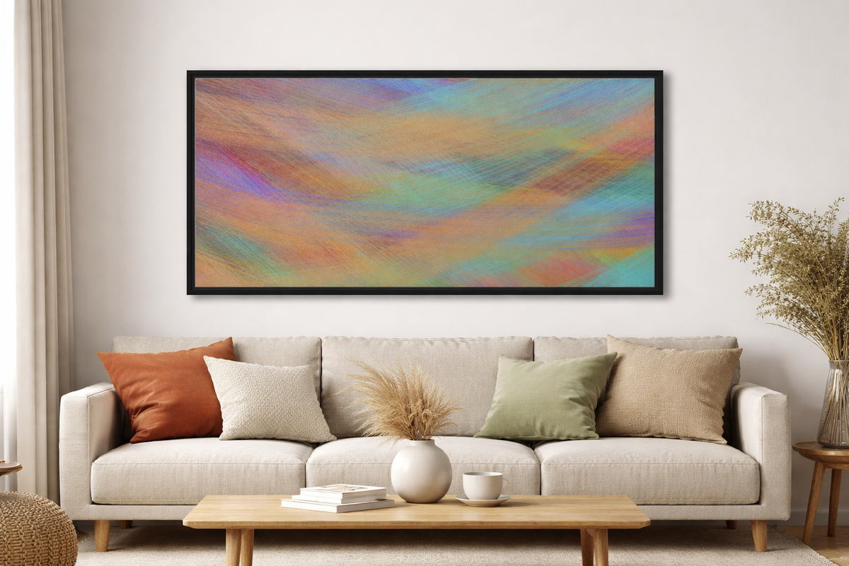 Colors of the Wind – Vibrant Abstract Wall Art Print