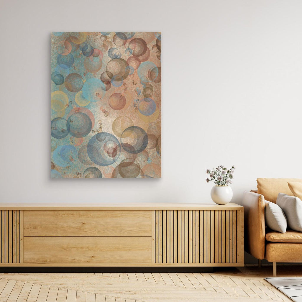 “Orbs of Becoming" – A Dreamy Abstract printed on Canvas